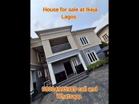 4 Bedroom duplex for sale at Ikeja close to Mm2.