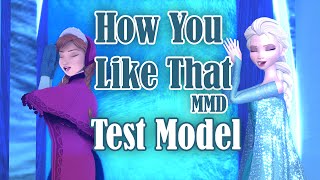 Frozen MMD - "How You Like That" - Test Model