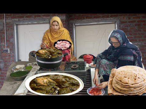 ALLHADULILLAH Ghar Ka Kam Complete Ho Gya | Khane Main Banai Special Chicken Palak Recipe | Irma's