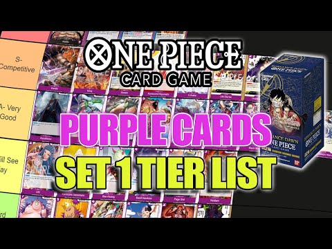 Romance Dawn Purple Cards Tier List Set 1 - One Piece Card Game