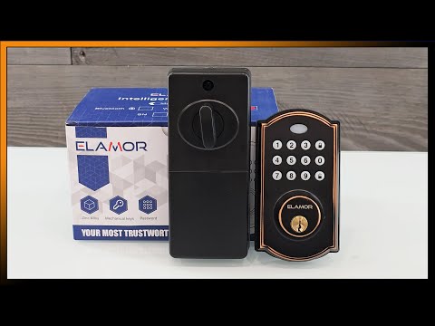 ELAMOR M19 Keyless Door Lock Unboxing & Review