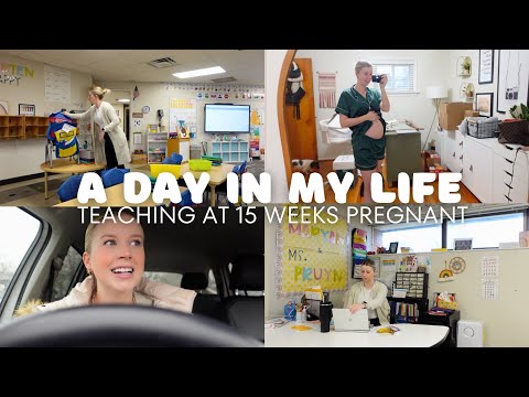 VLOG | A day in my life at 15 weeks pregnant! 🤰🏼