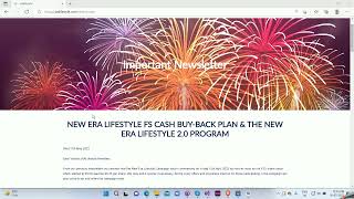 NEW ERA LIFESTYLE FS CASH BUY-BACK PLAN & THE NEW ERA LIFESTYLE 2.0 PROGRAM Jaalifestyle New Updates