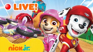 🔴 LIVE: PAW Patrol Rescue Wheels Adventures! w/ Marshall & Skye 🚗 | Nick Jr.