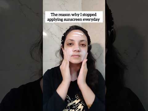 I stopped using sunscreen #skincare #glowingskin #sunscreen #viral #ytshorts #beautytips #trending