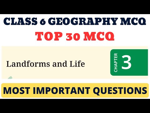 Best MCQ Landforms and Life // Important Geography MCQ // Indian Geography