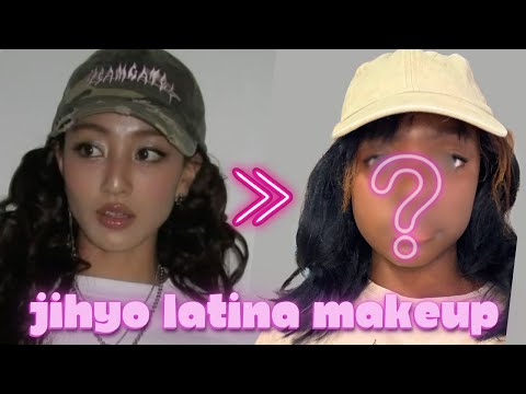 JIHYO'S LATINA MAKEUP ON DARK SKIN