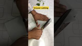 trouser cutting #shorts #fashion #sewing #trendingshorts #diy