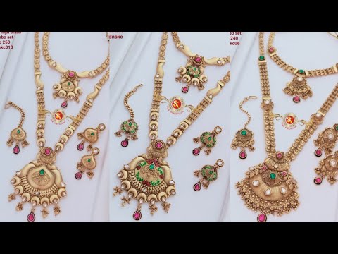 Brass High Gold Combo Design With Price || Wholesale Jewellery Collection @shriharicreations