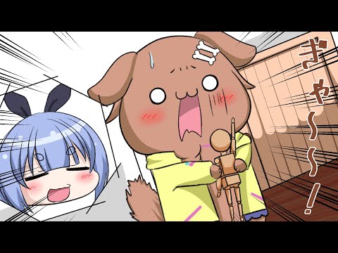 【手描き　ホロライブ　切り抜き漫画】Eng:sub　プライドを捨てたうさぎThe rabbit who ditched His Pride.