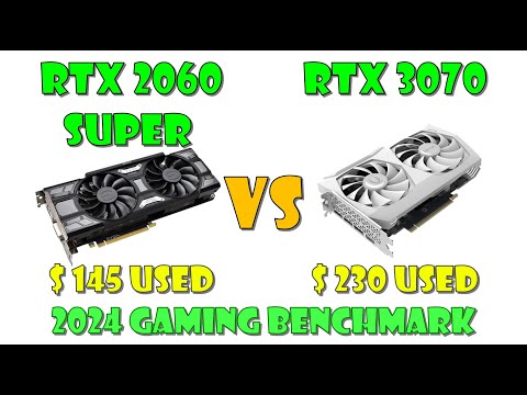 RTX 2060 Super VS 3070 2024 Game Benchmark, Worth extra 58% price?