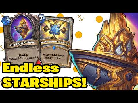 Outlast ANY Deck With Starship Rez Priest! The Great Dark Beyond Hearthstone Priest deck