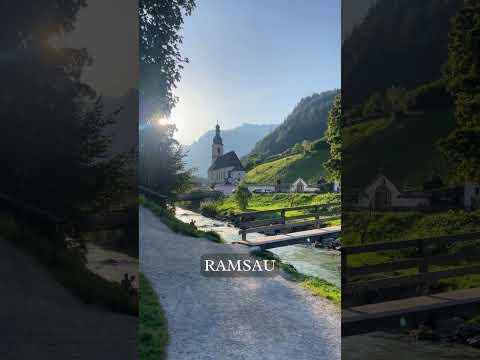 DAY 4, RAMSAU VILLAGE #travelshorts #berchtesgaden #germany #ramsauvillage  #travellingworld