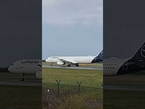 Airbus A321 Lufthansa full spool up.