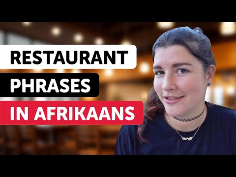 Learn All Afrikaans Phrases You Need at the Restaurant!