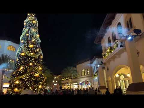 Snow at Disney Springs 2020!! It’s snowing at Disney World!