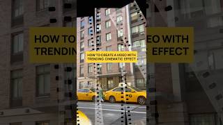 HOW TO CREATE A VIDEO WITH TRENDING CINEMATIC EFFECTS w TEMPLIFY APP #cinematic #cinematicvideo #tip