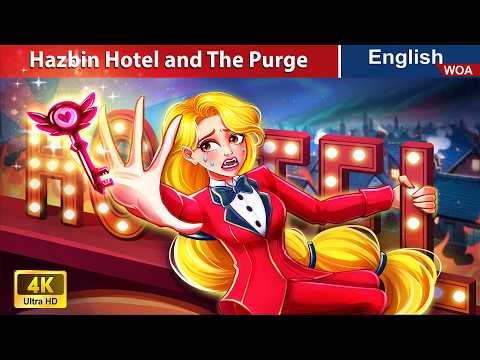 Hazbin Hotel and The Purge 🏰 English Storytime🌛 Fairy Tales in English @WOAFairyTalesEnglish