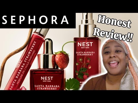 ✨️🍓 NEW Nest Santa Barbara Strawberry Review!! #newrelease #sephora #fragrance #bodycare #mustwatch