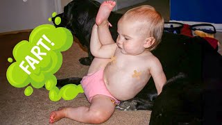 Lovely Moments When Babies Farts - Funny Baby Videos | BABY BROS