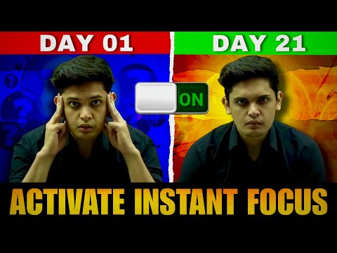 21 Day Challenge to Increase Focus While Studying🔥| Simple Brain Exercise| Prashant Kirad