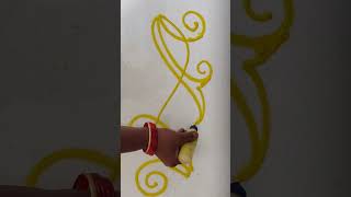 #simple #trending #ytshorts #viralvideo #viralshorts #side#border #rangoli #design #daily #use