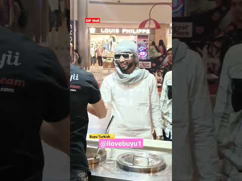 Fun with Turkish Icecream @ilovebuyu1 #buyu #gipmall #venicemall #turkishicecreamindia #funnyvideo