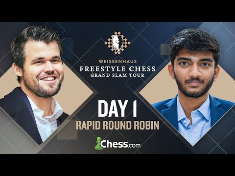 Freestyle Chess Grand Slam Weissenhaus | ft. Magnus, Hikaru & World Champ Gukesh! Rapid RR Day 1