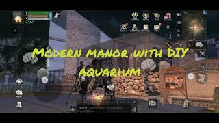 Modern manor with DIY aquarium #lifeafter #EUserver #modernmanor