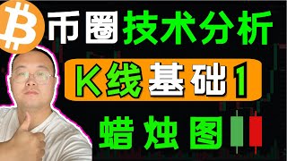 （第166期）新手必备，8分钟看懂币圈K线图【日本蜡烛图】投资基础。认识K线 技术分析 阳线 阴线 上影线 下影线 十字星    区块链比特币 以太坊 狗狗币 btc bitcoin eth 外汇