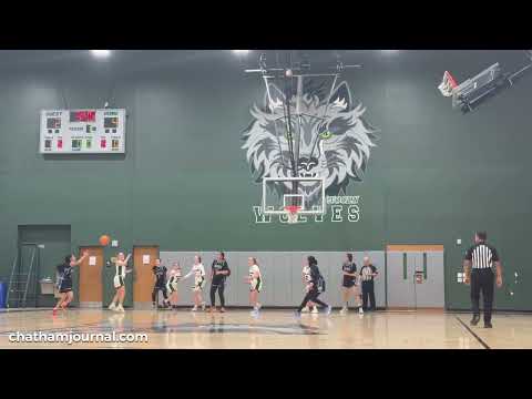 1st quarter Woods Charter vs Triangle Math & Science girls basketball game - 1.14.25