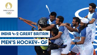 India 🇮🇳 through to Men's Hockey semis after shoot-out win vs Great Britain | Paris 2024 Highlights