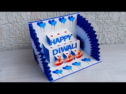 DIY - Happy Diwali Card | Handmade Diwali Greetings Card | Diwali Popup Card | Festival Card