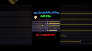 6gb ram free fire sensitivity settings 2024 | 6gb ram ff sensitivity⚡[6gb ram] free fire sensitivity