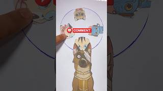 Which one is correct pixie dog #viral #art #dog#cat #artandcraft #papercraft