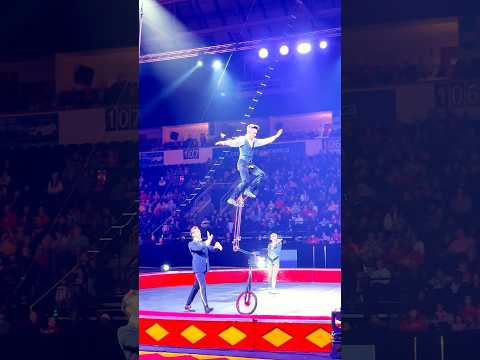 Unbelievable Unicycle Stunt! 🚴‍♂️ Somersault Off a Moving Unicycle! 🎪🔥