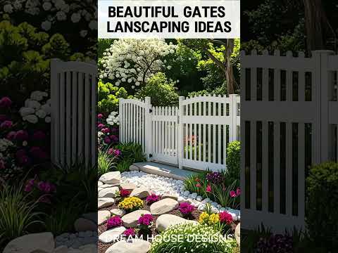 BEAUTIFUL GATES LANSCAPING IDEAS