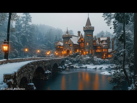 Medieval Winter Night Forest - Best Celtic Music, Music for Healing and Relaxation