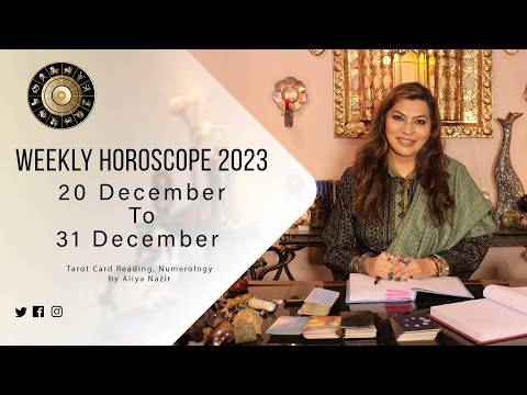 Weekly Horoscope 2023 | 20 December to 31 December