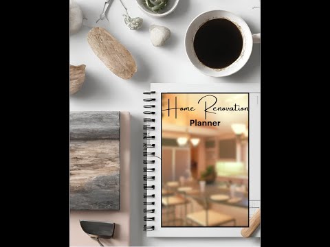 Home Renovation Planner Template | Printable Project Tracker for Budgeting, Design, & Timeline MGT