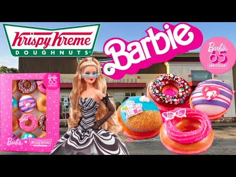 Krispy Kreme NEW Barbie 65th Anniversary Collection Full Review