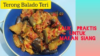 Terong Balado Teri,Enak,Mudah Dibuat Dan Bikin Ketagihan