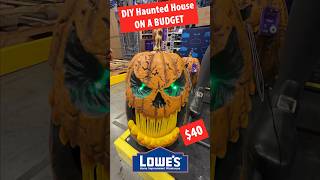 Lowe’s Halloween Decor 2024 - Building a DIY Haunted House #loweshalloween