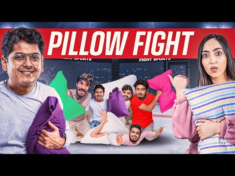 THE ULTIMATE S8UL PILLOW FIGHT IN UFC RING !!