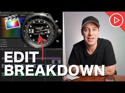 How I EDITED a WATCH COMMERCIAL...Shot on a  PHONE! | Edit Breakdown For Beginners