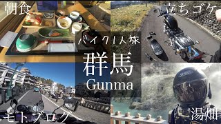 笑いあり、涙ありの群馬旅(後編)【モトブロク】【vlog】【立ちゴケ】