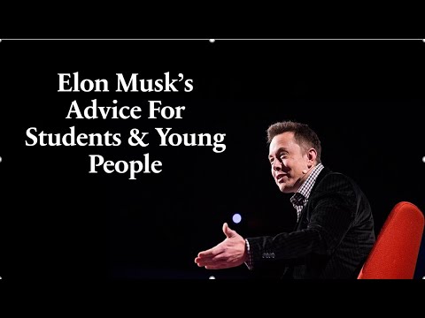 Best Motivational speech by Elon Musk ~   For Young Men & Women