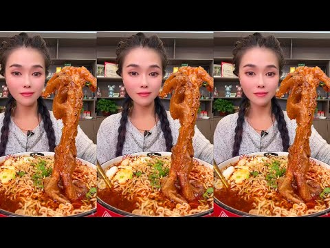 Delicious mukbang.