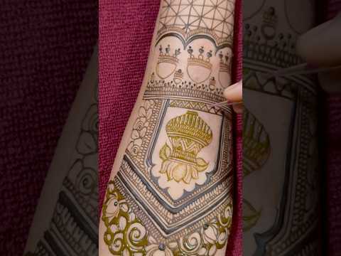 #shorts bridal mehndi design