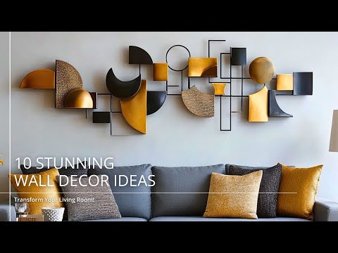 10 Creative Wall Designs to Give Your Living Room New Life!